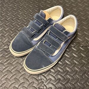 Vans Blue Velcro Old Skool sz 9.5